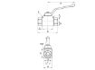 Obrazek Zawór kulowy 2-drogowy z gwintem wewnętrznym